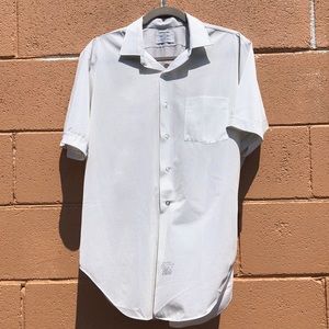 1950s Mens Short Sleeve Button Down Shirt